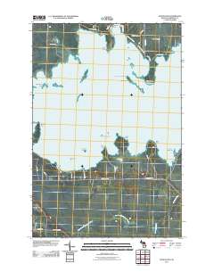 Munuscong 2011 topographic map thumbnail