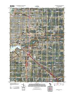 Muskegon East 2011 topographic map thumbnail