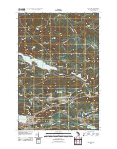 Negaunee 2011 topographic map thumbnail