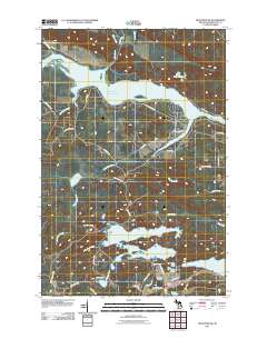Negaunee SW 2011 topographic map thumbnail