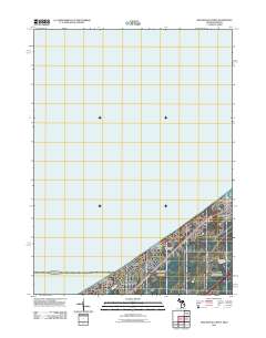 New Buffalo West 2011 topographic map thumbnail