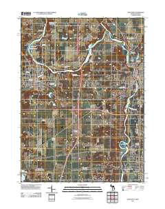 Niles West 2011 topographic map thumbnail