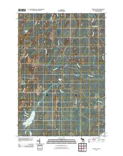 North Lake 2011 topographic map thumbnail