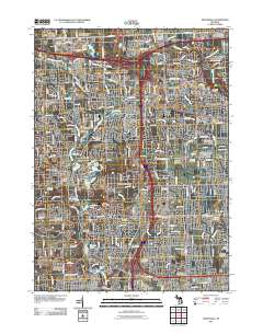 Northville 2011 topographic map thumbnail