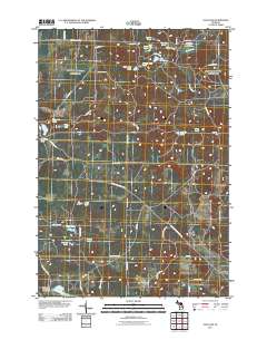 Oak Lake 2011 topographic map thumbnail