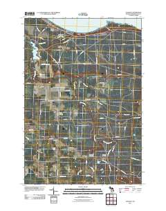 Ocqueoc 2011 topographic map thumbnail