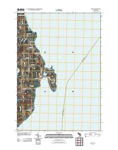 Omena 2011 topographic map thumbnail