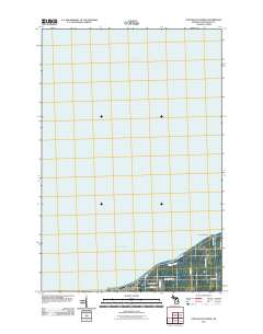 Ontonagon North 2011 topographic map thumbnail