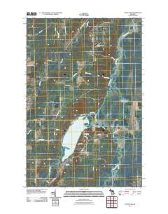 Otter Lake 2011 topographic map thumbnail