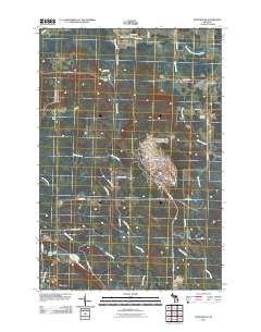 Pickford SE 2011 topographic map thumbnail