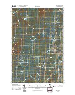 Pine Lake 2011 topographic map thumbnail