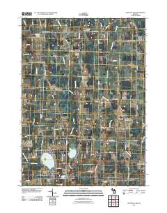 Pleasant Lake 2011 topographic map thumbnail