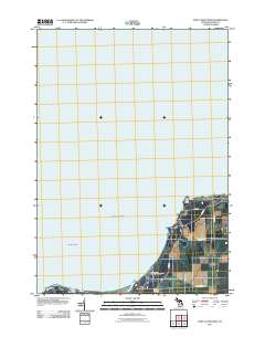 Port Austin West 2011 topographic map thumbnail