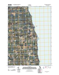 Port Sanilac 2011 topographic map thumbnail