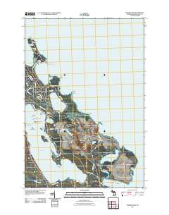 Presque Isle 2011 topographic map thumbnail