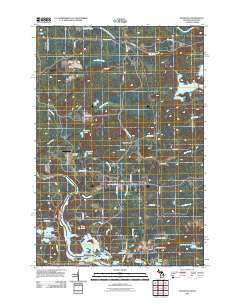 Randville 2011 topographic map thumbnail