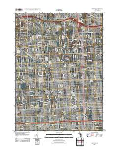 Redford 2011 topographic map thumbnail