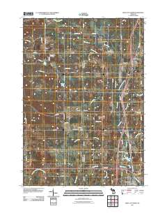 Reed City North 2011 topographic map thumbnail