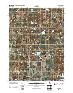 Galien 2011 topographic map thumbnail