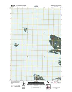 Garden Island West 2011 topographic map thumbnail