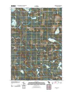 Germfask 2011 topographic map thumbnail
