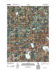 Gilletts Lake 2011 topographic map thumbnail