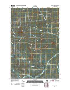 Gimlet Creek 2011 topographic map thumbnail