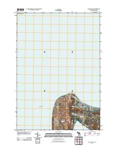 Glen Haven 2011 topographic map thumbnail