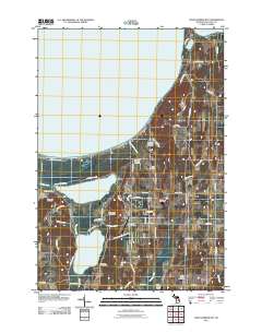 Good Harbor Bay 2011 topographic map thumbnail