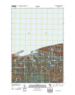 Grand Marais 2011 topographic map thumbnail