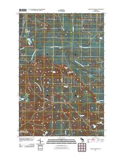 Grand Marais SE 2011 topographic map thumbnail