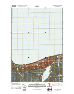 Grand Sable Lake 2011 topographic map thumbnail