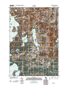 Grawn 2011 topographic map thumbnail