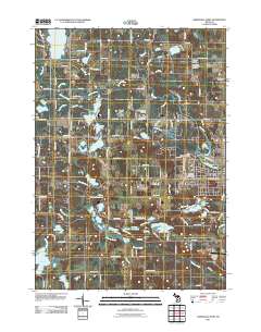 Greenville West 2011 topographic map thumbnail