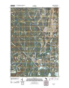 Gwinn 2011 topographic map thumbnail