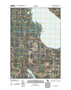 Hangore Heights 2011 topographic map thumbnail
