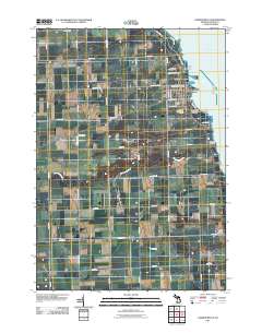 Harbor Beach 2011 topographic map thumbnail