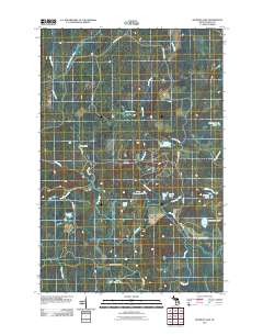Hickman Lake 2011 topographic map thumbnail