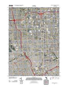 Highland Park 2011 topographic map thumbnail