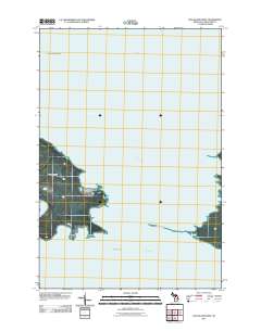 Hog Island West 2011 topographic map thumbnail