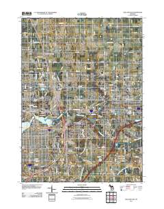 Holland East 2011 topographic map thumbnail