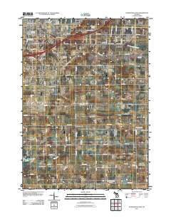 Hudsonville East 2011 topographic map thumbnail