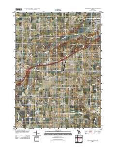 Hudsonville West 2011 topographic map thumbnail