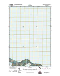 Huron Mountain 2011 topographic map thumbnail