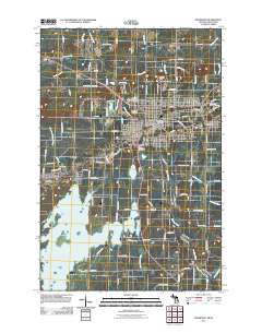 Ironwood 2011 topographic map thumbnail