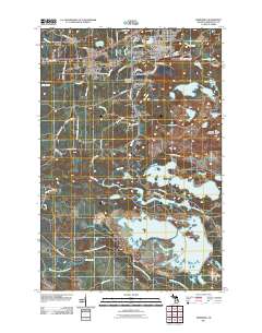 Ishpeming 2011 topographic map thumbnail