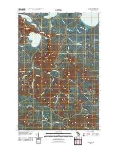 Ives Hill 2011 topographic map thumbnail