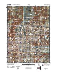 Kalamazoo 2011 topographic map thumbnail
