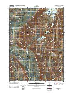 Kalamazoo NE 2011 topographic map thumbnail