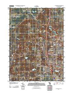 Kalamazoo SW 2011 topographic map thumbnail